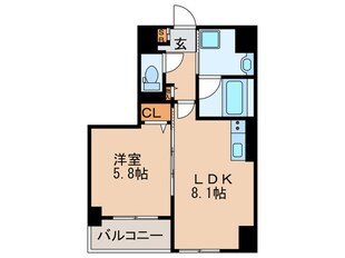 プログレスコート梅田北の物件間取画像